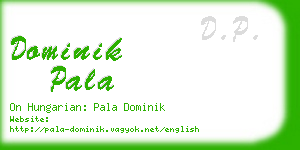 dominik pala business card